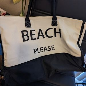 Beach tote bag